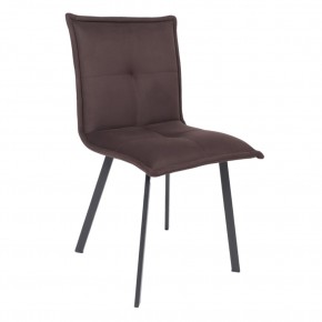 Кресло РУБИК U Velutto 24 темно-коричневый велюр/черный